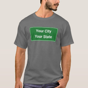 Camiseta Personalize/personalize com sua cidade e seu estad