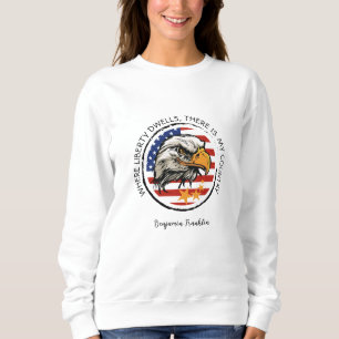 Camiseta Personalize seu design de Águia Americano