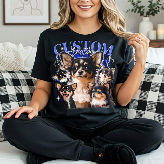 Camiseta PERSONALIZE Seu próprio animal retrô 90s bootleg (Criador carregado)
