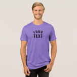 Camiseta Personalize seu textoModerno Elegante Simples Mens<br><div class="desc">Personalizado Adicione seu nome de texto do logotipo Modelo simples Moda simples / Vestuário / Tops & T-Shirts / Camisas masculinas / Mens Bella roxa Canvas Camisa-T-blenda tripla / Compro online de triblenda roxa. Tamanhos: S, M, L, XL, 2XL ou Encomenda Vários Tamanhos. Cores: Preto-Heather, White Fleck, Azul, Marrom, Verde,...</div>