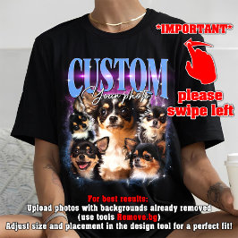 Camiseta PERSONALIZE sua própria coleção de bootleg 90s