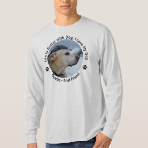Camiseta Personalize Sua Própria Foto Personalizada De Pet