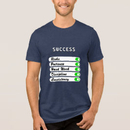 Camiseta Personalize suas condições de sucesso