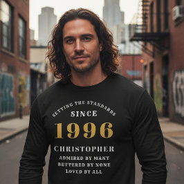 Camiseta Personalized 30th Birthday 1996 Add Name
