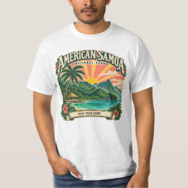Camiseta Personalized American Samoa National Park