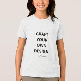 Camiseta Personalized Basic Tri-Blend Shirt Design Yourself
