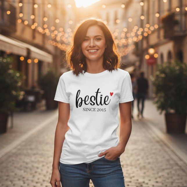 Camiseta Personalized Besties shirt BFF  (Criador carregado)