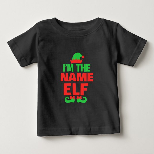 Camiseta Personalized Christmas Elf (Frente)