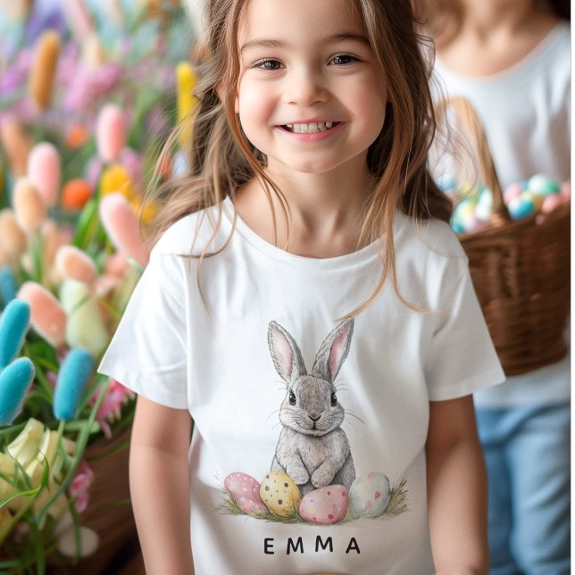 Camiseta Personalized Easter Bunny | Custom Name  (Criador carregado)