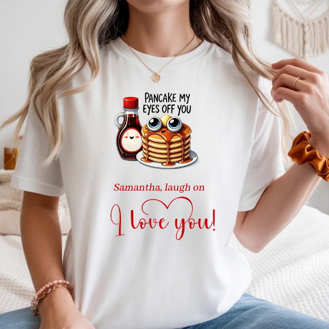 Camiseta Personalized Funny Food Romantic Valentine T Shirt (Personalized Funny Food Romantic Valentine T Shirt)