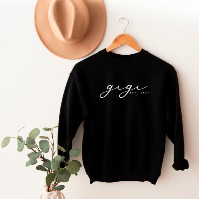 Camiseta Personalized Gigi Grandma Sweatshirt (Criador carregado)