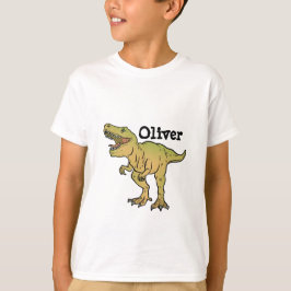 Camiseta Personalized Kids T-REX Dinosaur Birthday