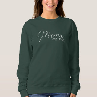 Camiseta Personalized Mom Shirt, Mom est. 2025