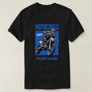 Camiseta Personalized Motocross Racing Dirt Bike Rider