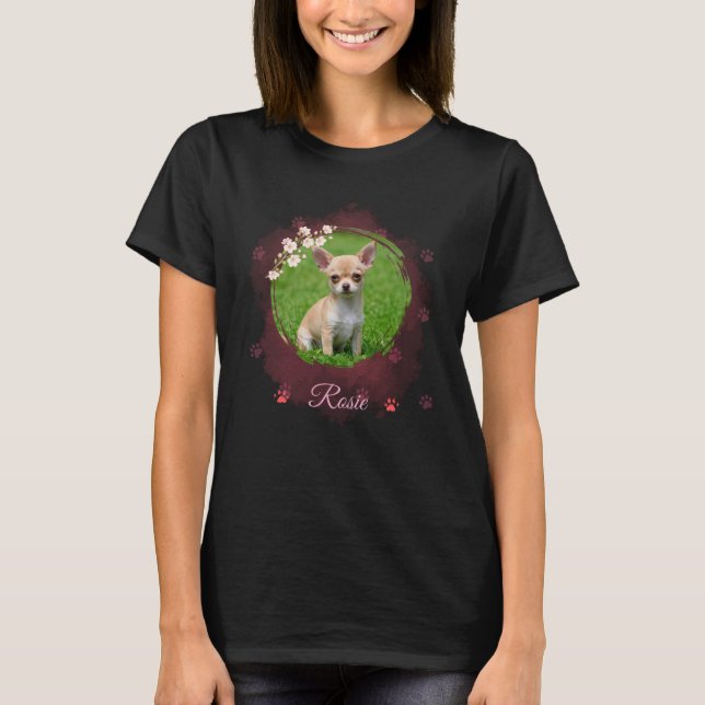 Camiseta Personalized Pet Photo Woman's Shirt (Frente)