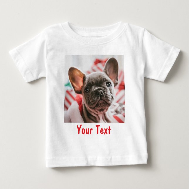 Camiseta Personalized Photo and Text Funny (Frente)