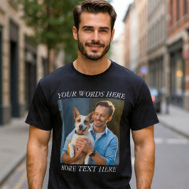 Camiseta Personalized Photo & Message