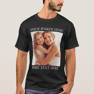 Camiseta Personalized Photo Shirt with Custom Wording