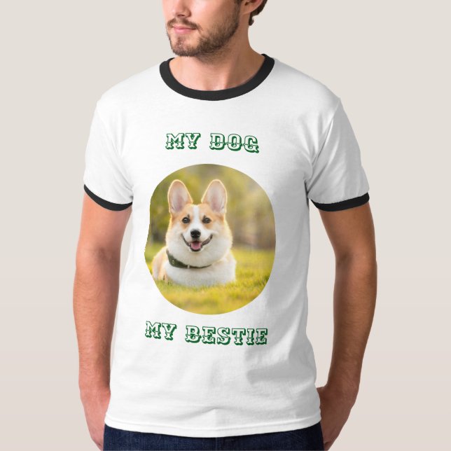 Camiseta Personalized Photo Template for My Dog - My Best (Frente)