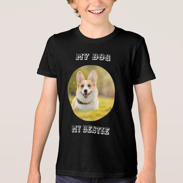 Camiseta Personalized Photo Template for My Dog - My Best (Frente)