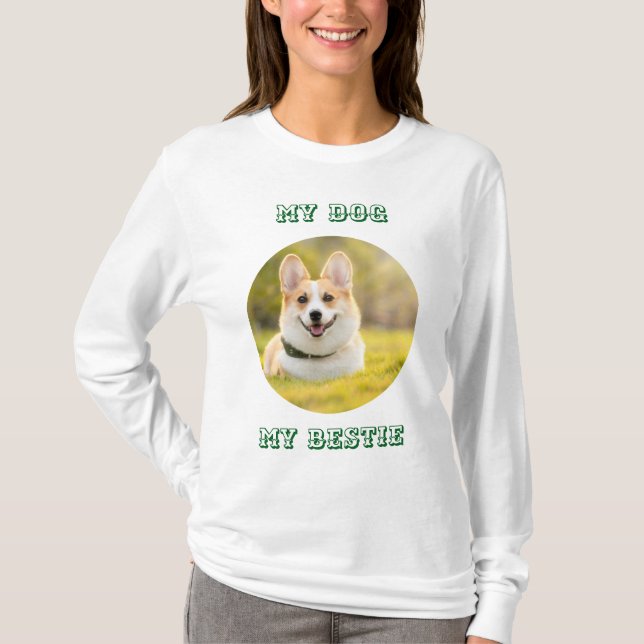 Camiseta Personalized Photo Template for My Dog - My Best (Frente)
