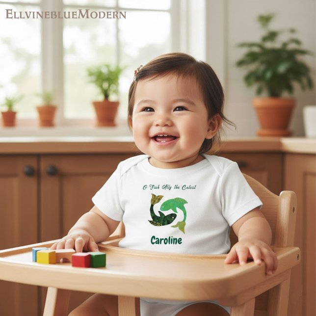 Camiseta Personalized Pisces Zodiac Impressionist Toddler  (Criador carregado)