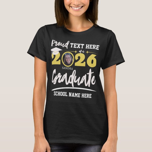 Camiseta Personalized Proud Family Graduation Class of 2026 (Frente)