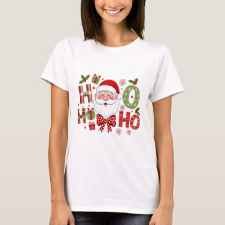 Camiseta Personalized Santa "Ho Ho Ho" Christmas Tee