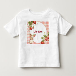 Camiseta Personalized Strawberry & Little Mouse Toddler T-S