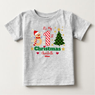 Camiseta Personalizei A Minha Cane De Neve De Natal De 1rua
