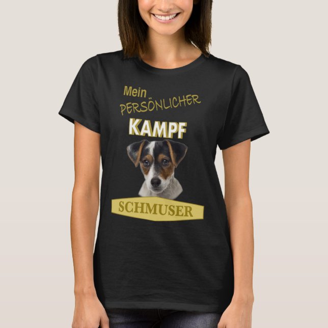 Camiseta Persönlicher Kampf Schmuser Jack Russel Terrier (Frente)