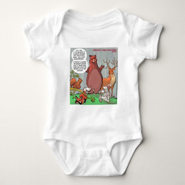 Camiseta Perspectiva da Vida Selvagem sobre as Mudanças Cli (Frente)