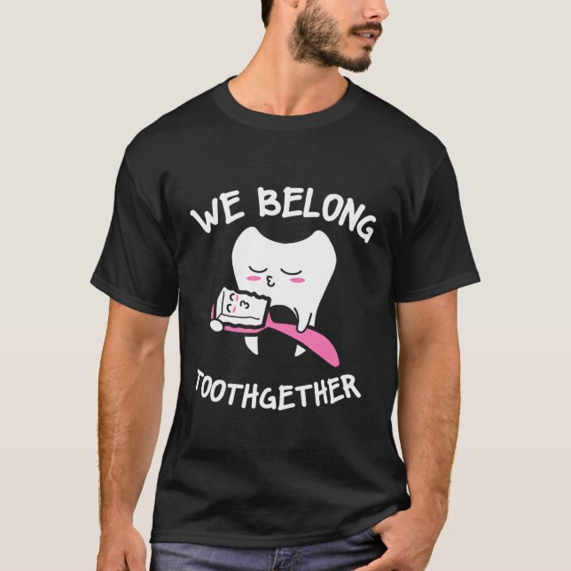 Camiseta Pertencemos a Dituta Pasta de dentes (Frente)