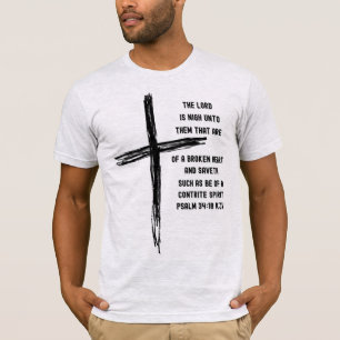 Camiseta Perto do Coração Quebrado - Salmo 34:18