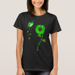 Camiseta Perturbação Bipolar Sensibilização Borboleta Verde