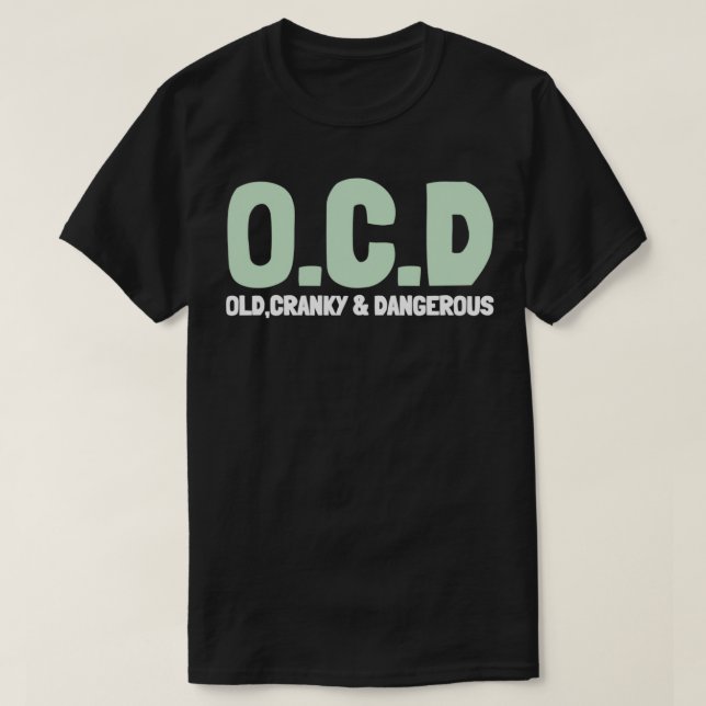 Camiseta Perturbação Compulsiva Obsessiva de TOC Sensibiliz (Frente do Design)