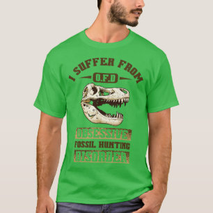 Camiseta Perturbação Fóssil Paleontólogo Fósseis