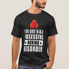 Camiseta Perturbação Obsessiva de Boxing - Citação Engraçad
