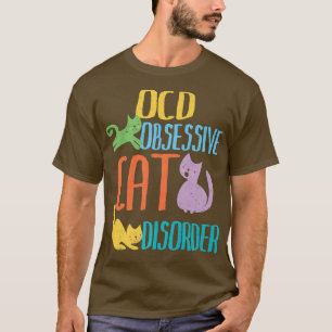 Camiseta Perturbação Obsessiva de Gato OCD