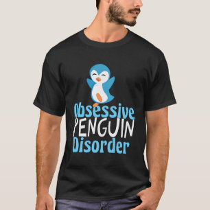 Camiseta Perturbação Pinguim Obsessiva Cuja Forma Fresca