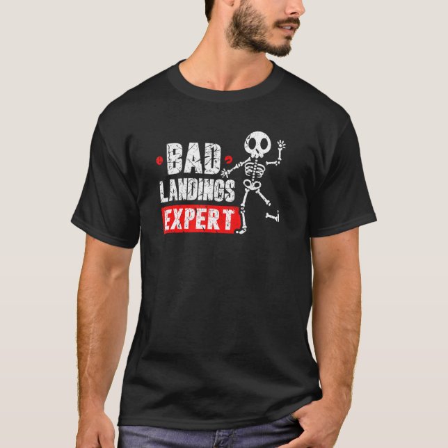 Camiseta Perturbações do Joelho Persistente da Perna Quebra (Frente)