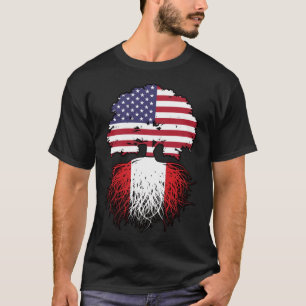 Camiseta Peru: América do Peru: Árvore norte-americana Band