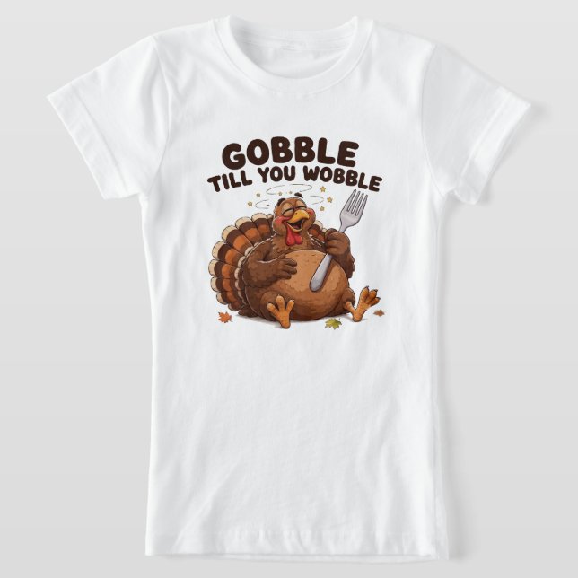 Camiseta Peru até Cair de Pernas para o Dia de Ação de Graç (Postura )