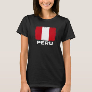 Camiseta Peru: Bandeira apóia Pessoas femininas peruanas