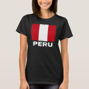 Camiseta Peru: Bandeira apóia Pessoas femininas peruanas
