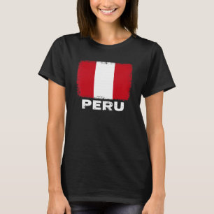 Camiseta Peru: Bandeira apóia Pessoas femininas peruanas