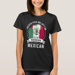 Camiseta Peru: Bandeira do México cultiva orgulho cidadão h