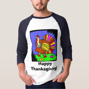 Camiseta peru colorido, acção de graças feliz!