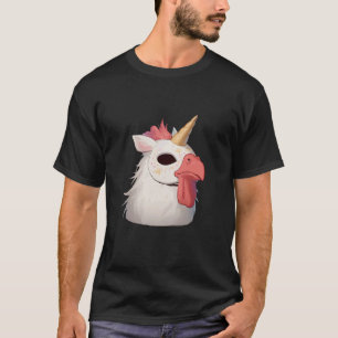 Camiseta Peru com Máscara de Unicórnio - Ação de Graças Div