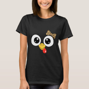 Camiseta Peru com Olhos Esbugalhados com Laço de Leopardo,
